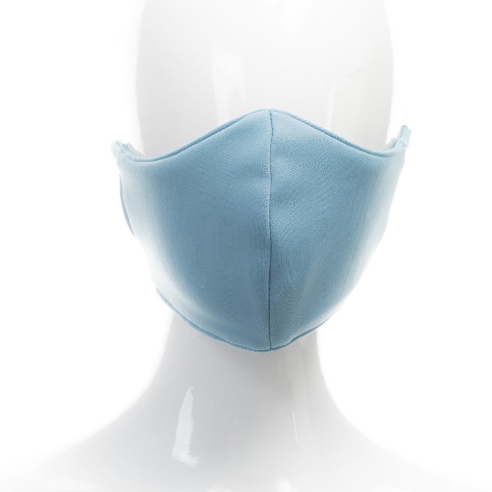 Cloth face mask with pocket filter -- BLACK - Picture 10 of 12